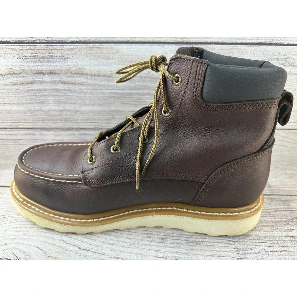 Irish Setter Ashby Men's 6-inch Leather Safety Toe Lace Up Boots Size 11 D NWB